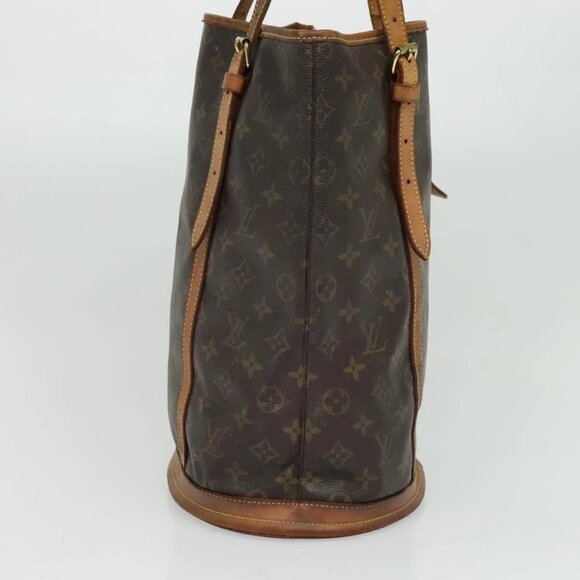 LOUIS VUITTON Monogram Bucket GM Shoulder Bag M42236 LV Auth 52335 - Picture 7 of 16